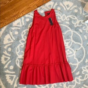 NWT red mini dress banana republic size 12